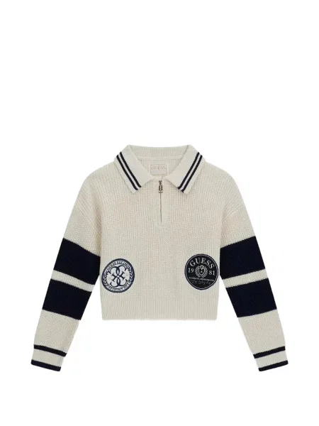 Sweter dziecięcy Guess biały
