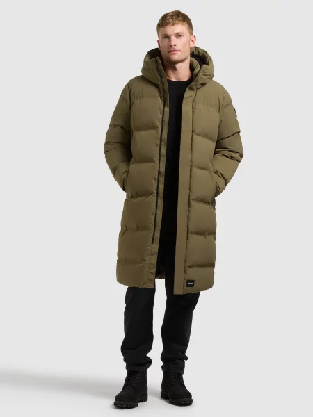 Khujo Zimní kabát Gage olivová