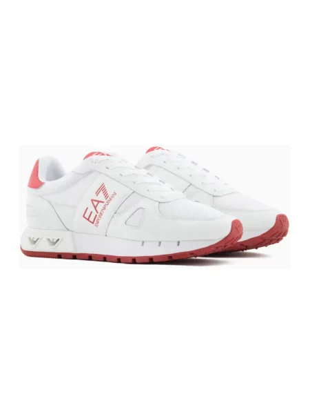 Sneakersy Emporio Armani Ea7 z logo białe