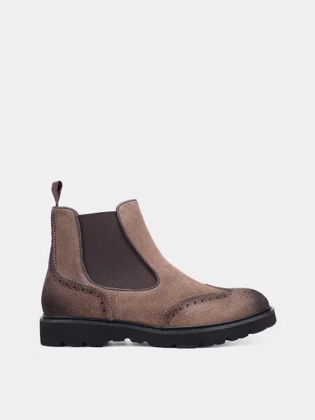 Замшеві Челсі Miguel Miratez бежевий