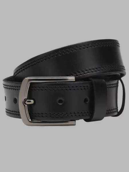 Кожаный ремень Borsa Leather черный