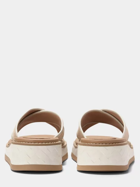 Кожаные шлепанцы Cole Haan бежевые