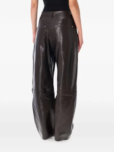 Pantaloni Arma din piele maro