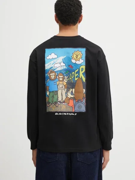 Tricou mânecă lungă Aape negru