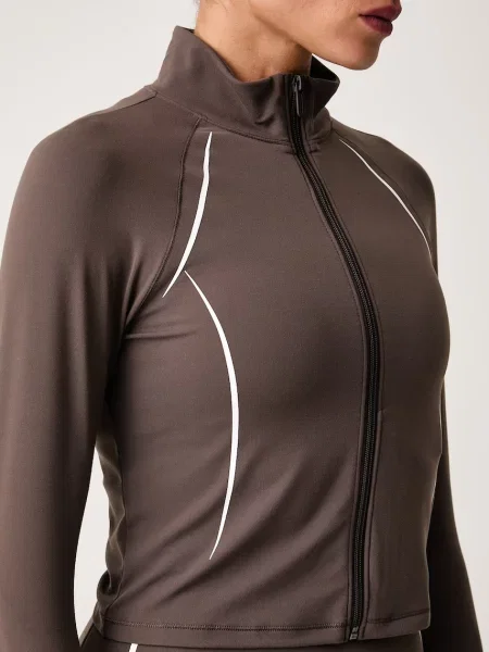 Under Armour melegítőfelső női Meridian Contour barna