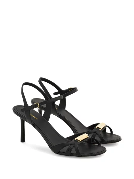 Sandale Ferragamo cu cataramă negru