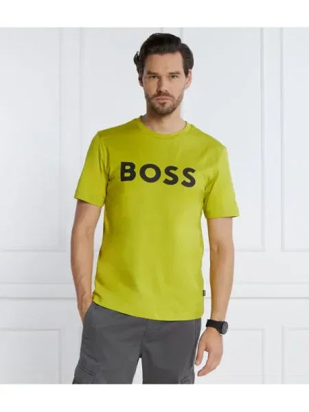 BOSS BLACK Tricou Tiburt negru