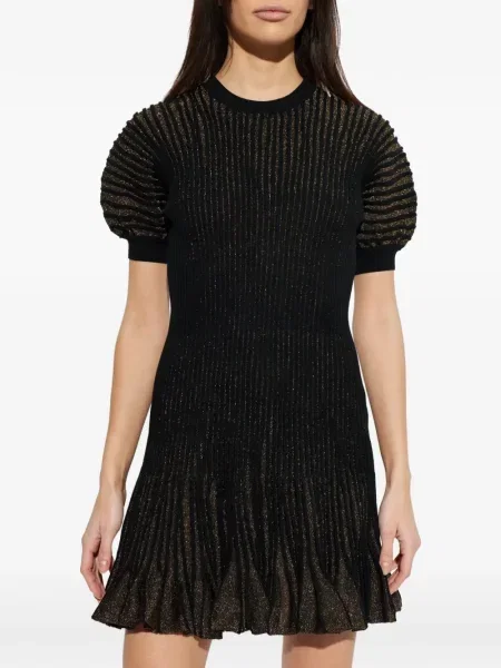 Rochie mini Ulla Johnson cu dungi de costum negru