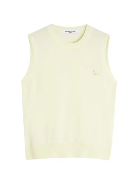 Sweter dziecięcy Maison Kitsune żółty