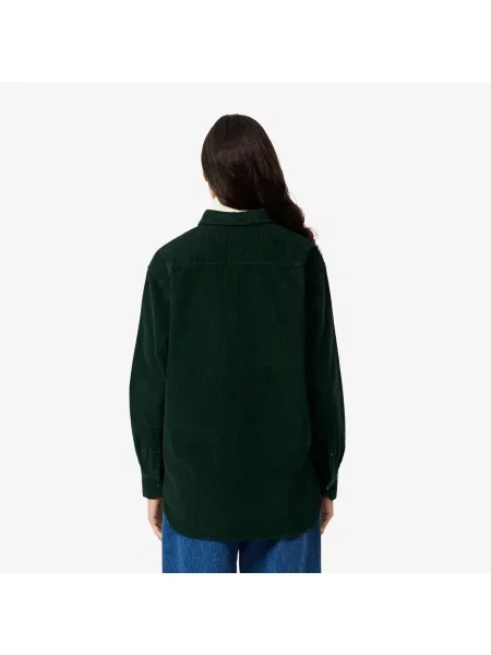 Рубашка Lacoste зеленая