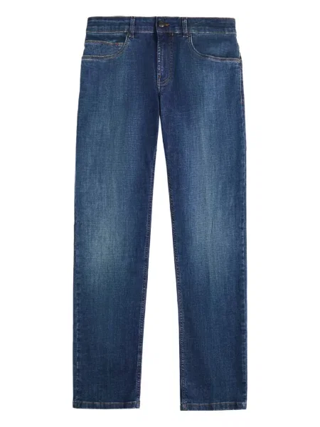 Pantaloni Fay cu 5 buzunare albastru