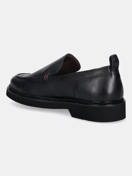 Kožené mokasíny Tommy Hilfiger HILFIGER ULTRA LIGHT TBL L LOAF černá