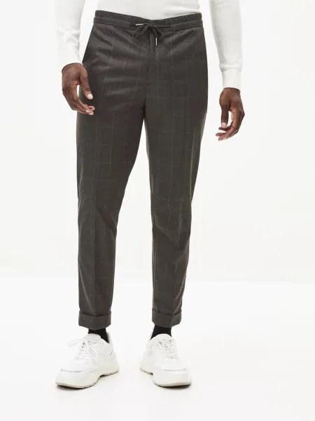 Kalhoty Celio hnědé