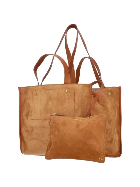 Geantă shopper Jérôme Dreyfuss din piele de căprioară