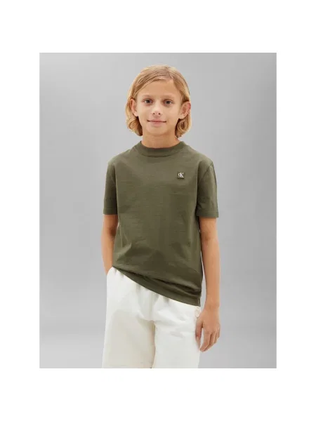 Tričko Calvin Klein Jeans zelená