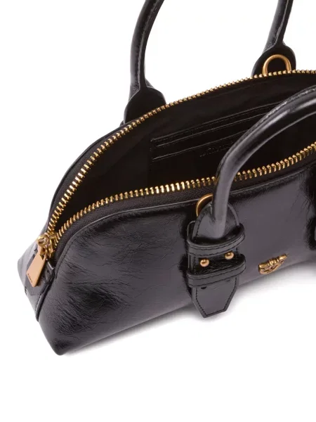 Geantă shopper Pinko din piele negru