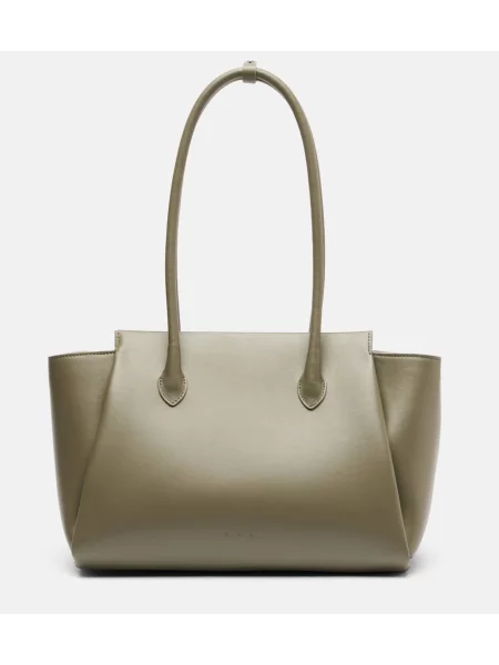 Usnjena usnjena torbica Aesther Ekme zelena