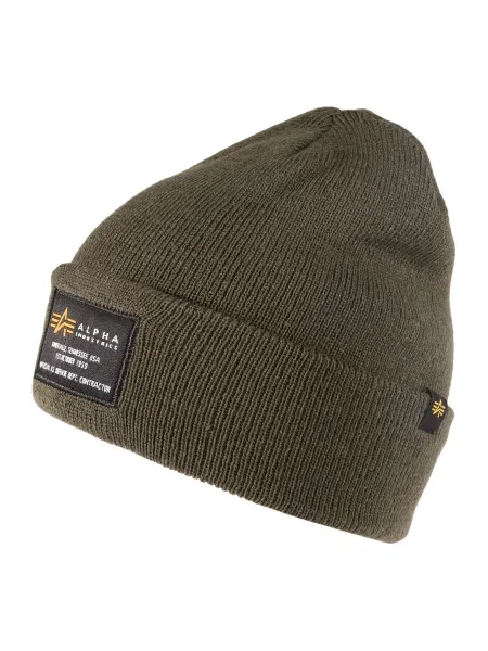 Alpha Industries Crew sapka sötétzöld. Méret: OS zöld