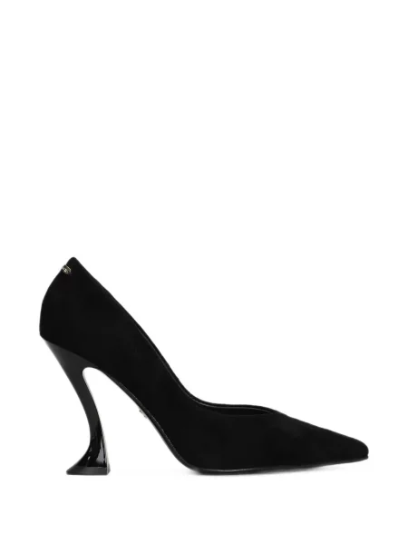 Pantofi cu toc Lola Cruz din piele de căprioară negru