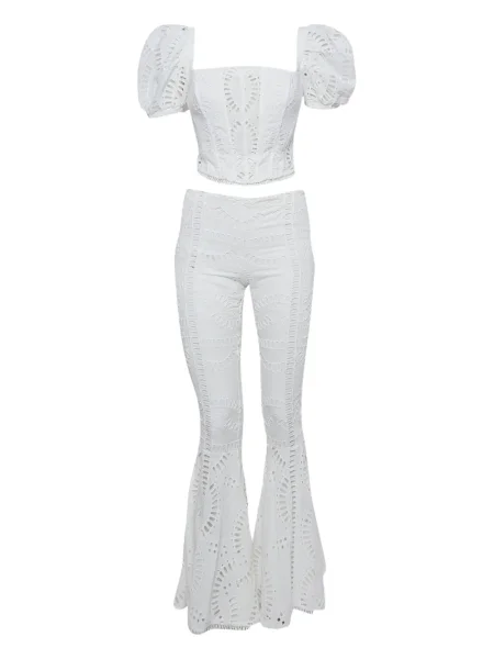 Kalhoty Charo Ruiz Ibiza bílé