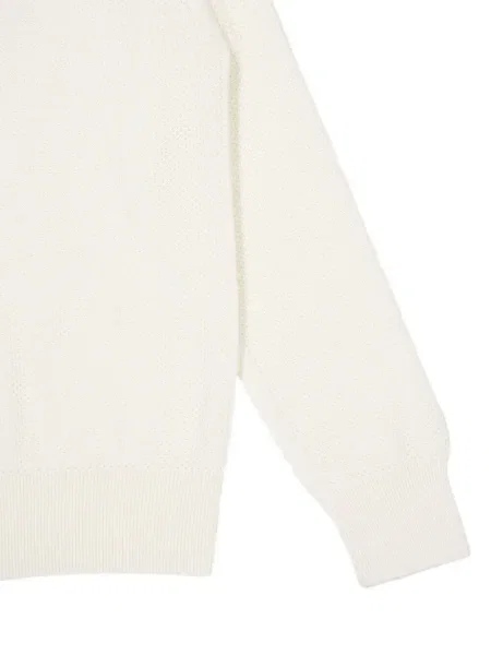 Cardigan Piacenza Cashmere din cașmir alb