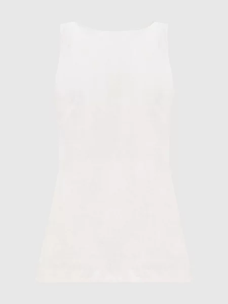 Топ Joan з льону Faithfull білий