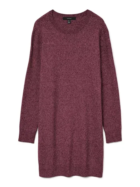 VERO MODA Rochie VMDoffy burgundy roșu