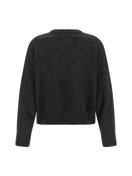 Sweter Loulou De Saison wełniany szary