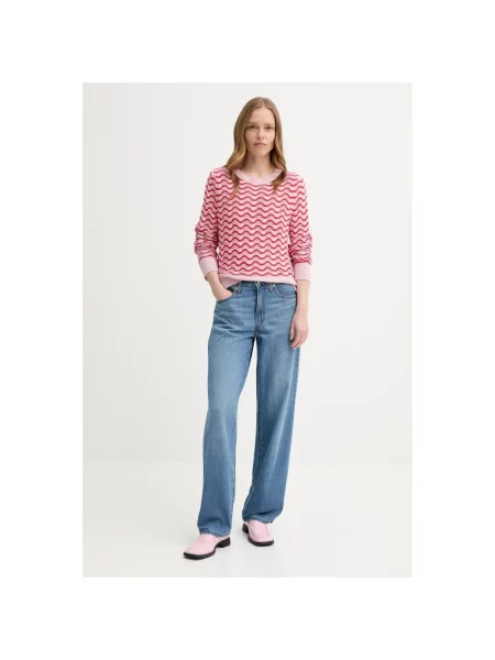 Szerokie jeansy Levi's niebieskie