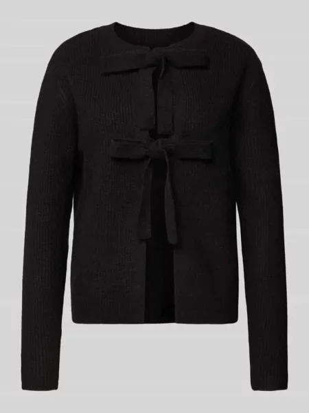 Kurtka z dzianiny o kroju regular fit z dodatkiem wełny model ‘SILLY’ Pieces