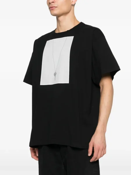 Тениска Mm6 Maison Margiela черно