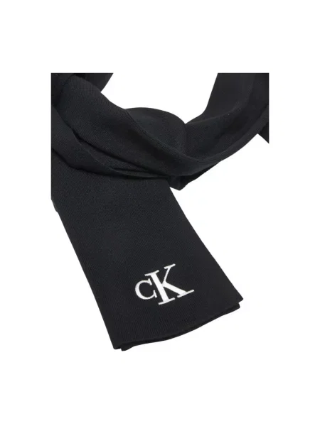 Calvin Klein szalik gładki czarny
