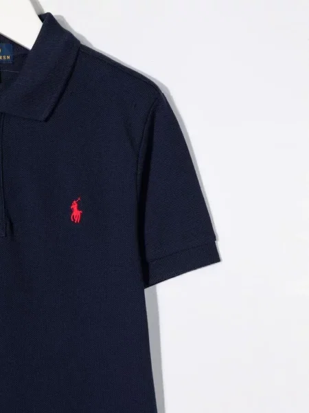 Koszulka polo dziecięca Polo Ralph Lauren niebieska