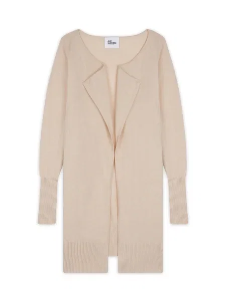 JUST CASHMERE Geacă tricotată Brooke nisipiu