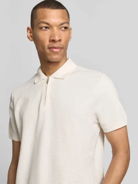 Koszulka polo o kroju regular fit z fakturowanym wzorem Mcneal