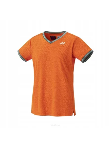 Koszulka tenisowa Yonex Crew Neck RG pomarańczowa