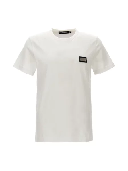 Koszulka Dolce And Gabbana z logo biała