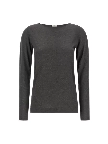 Sweter Brunello Cucinelli szary