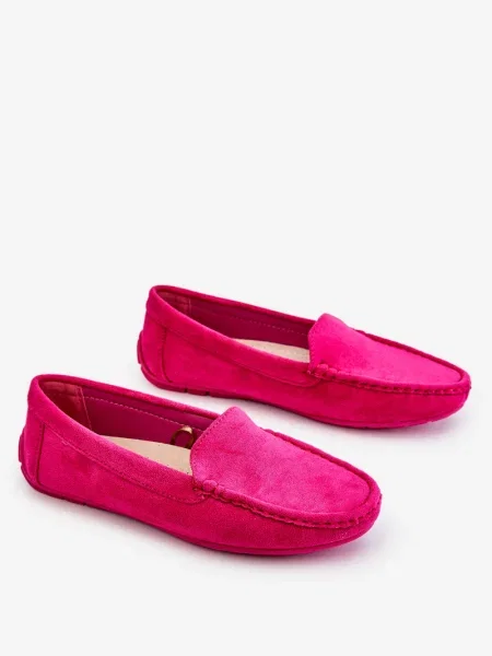 Велурени мокасини Evento фуксия