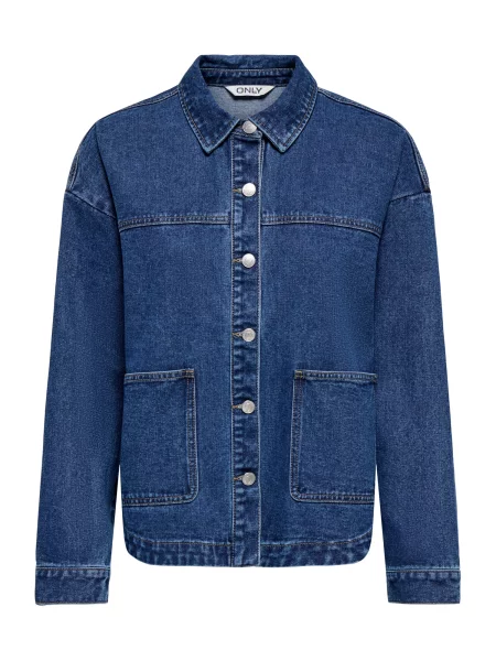 ONLY Geacă de primăvară-toamnă denim albastru