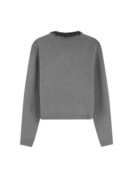Sweter Semicouture szary