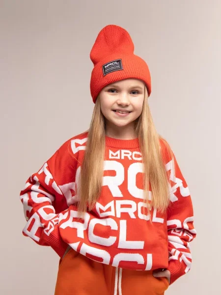 Шапка Miracle Me оранжевая