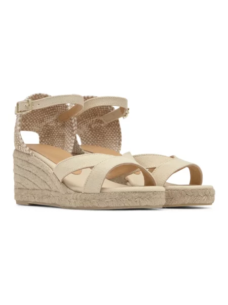 Espadryle Castañer beżowe