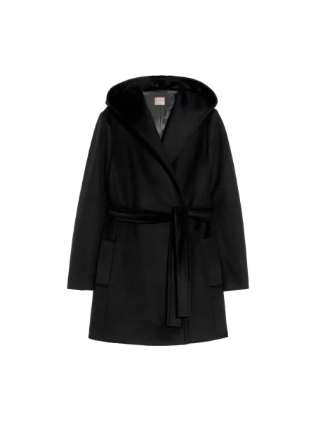 Płaszcz wełniany Pennyblack wełniany czarny