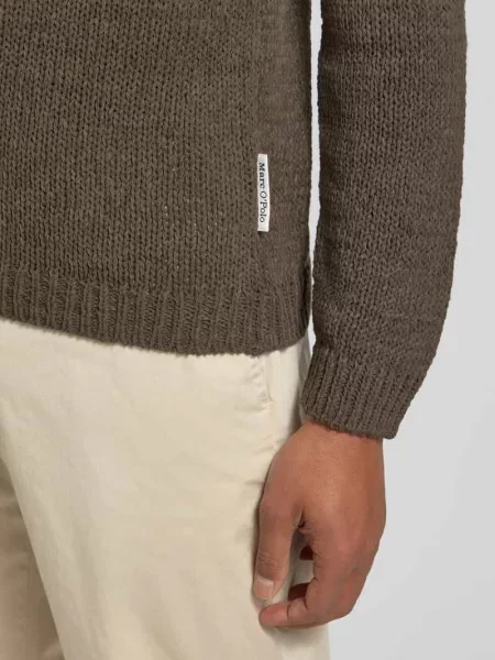 Sweter z dzianiny o kroju regular fit z mieszanki bawełny Marc O'polo
