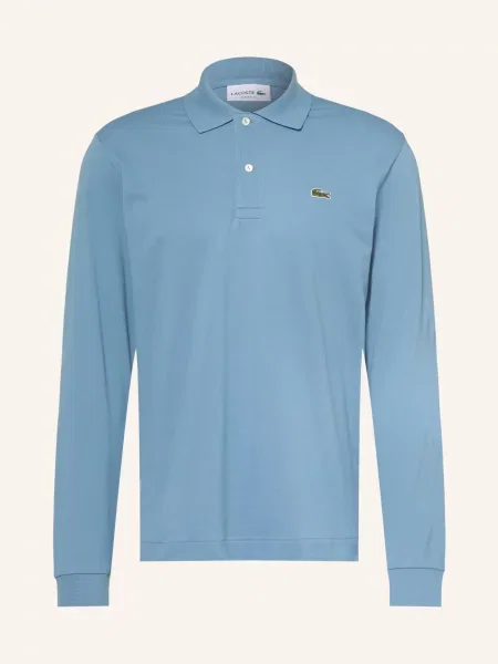 Lacoste Žerzejová Polokošile černošedá