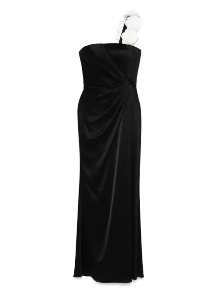 Rochie Silk Love & Lace de mătase de costum negru