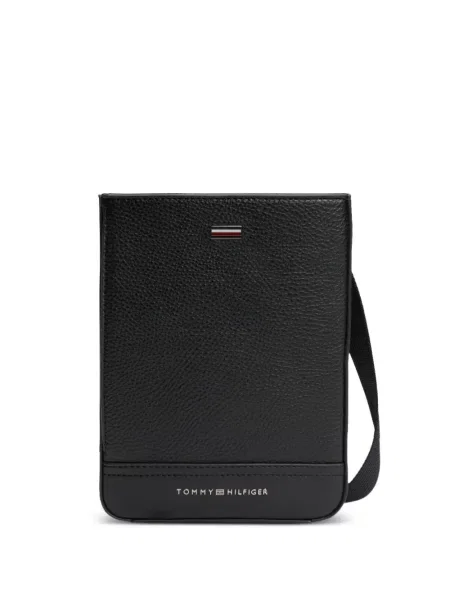 Táska Tommy Hilfiger autogrammal fekete