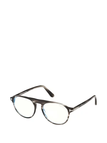 Ochelari de soare rotunzi Tom Ford Eyewear gri