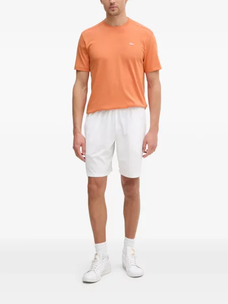 Tricou Lacoste cu autograf portocaliu
